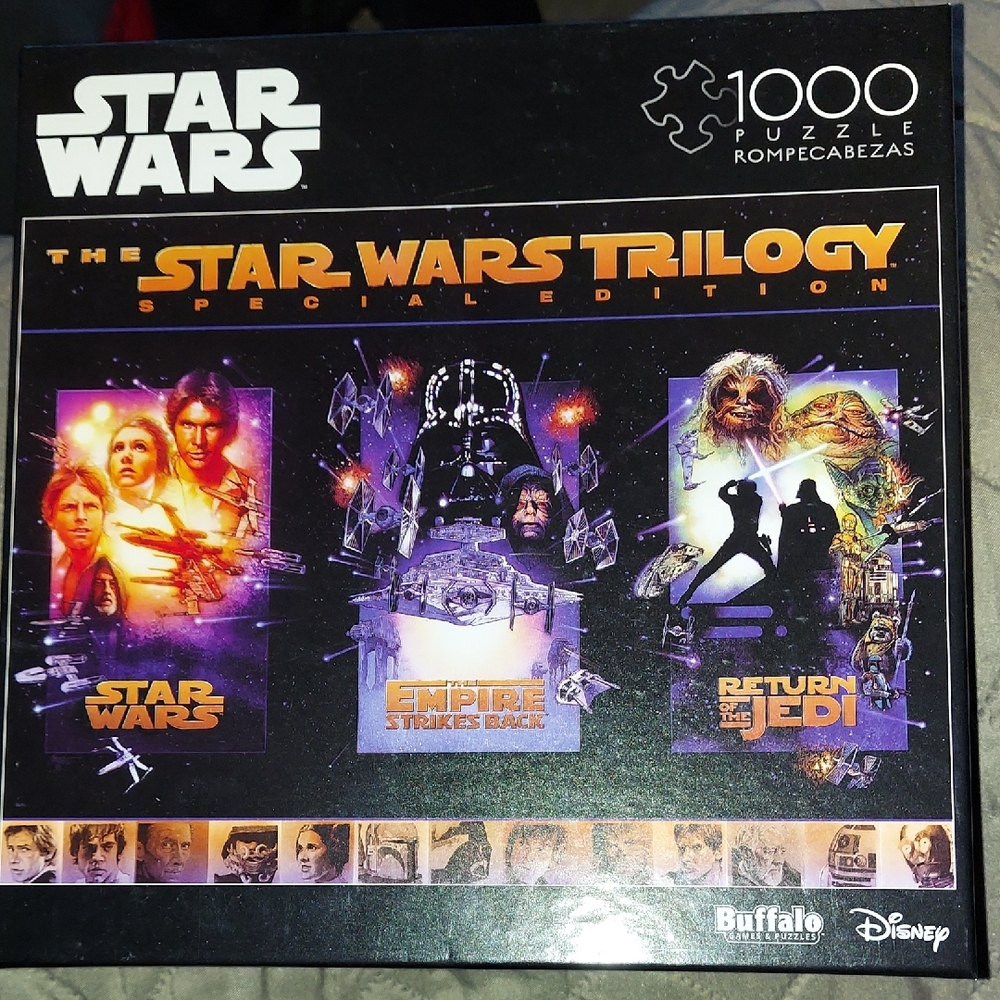 Buffalo David Bitton Star Wars Trilogy Puzzle - Black and Multicolor